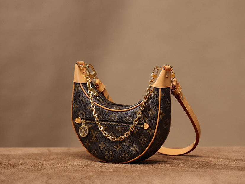 Designer Monogram  Loop Handbag Monogram Brown - Bag - Gorchic - $110.99