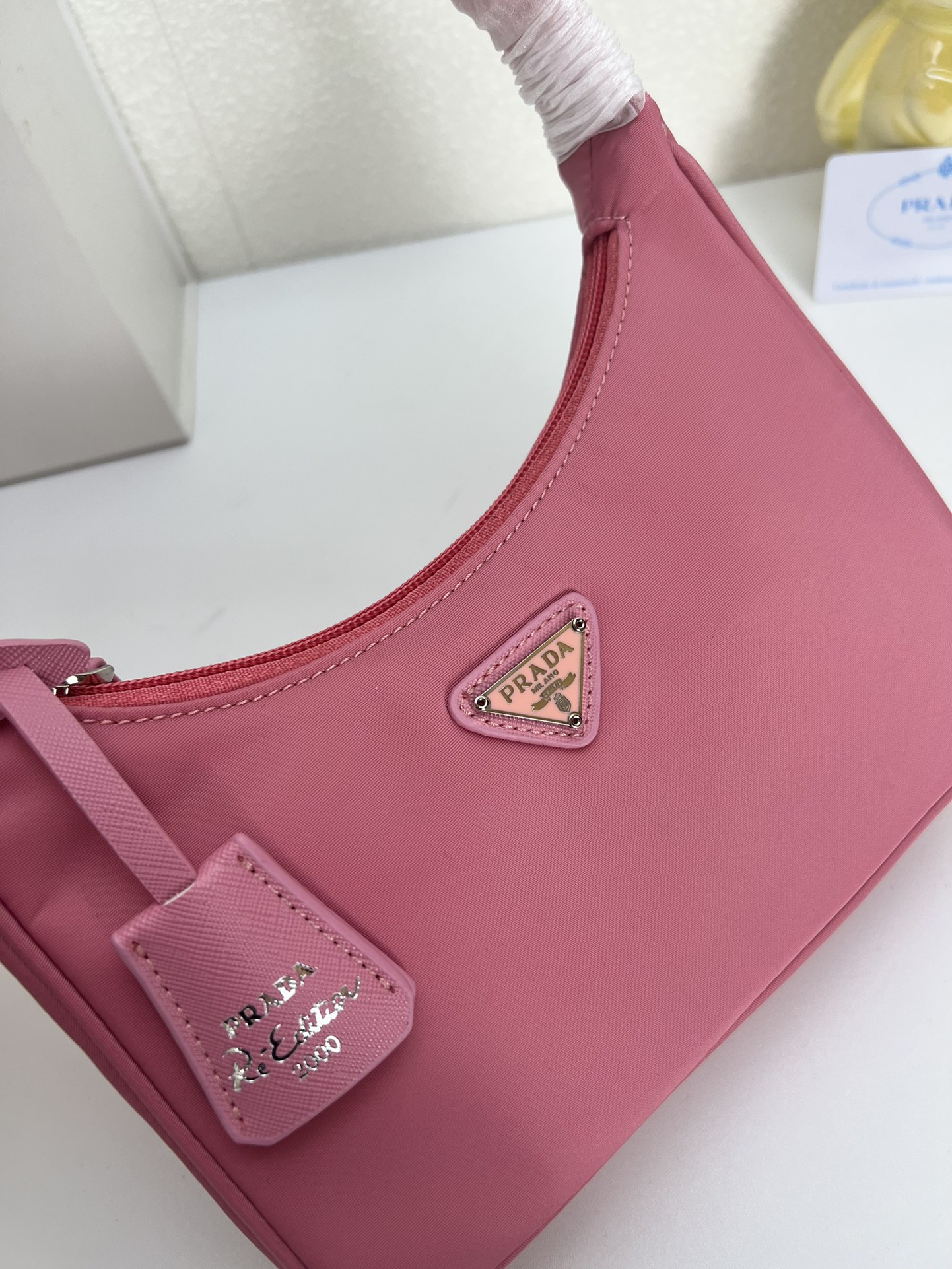 Saffiano texture Hobo Medieval Moon Bag - Red Bag - Gorchic - $93.99