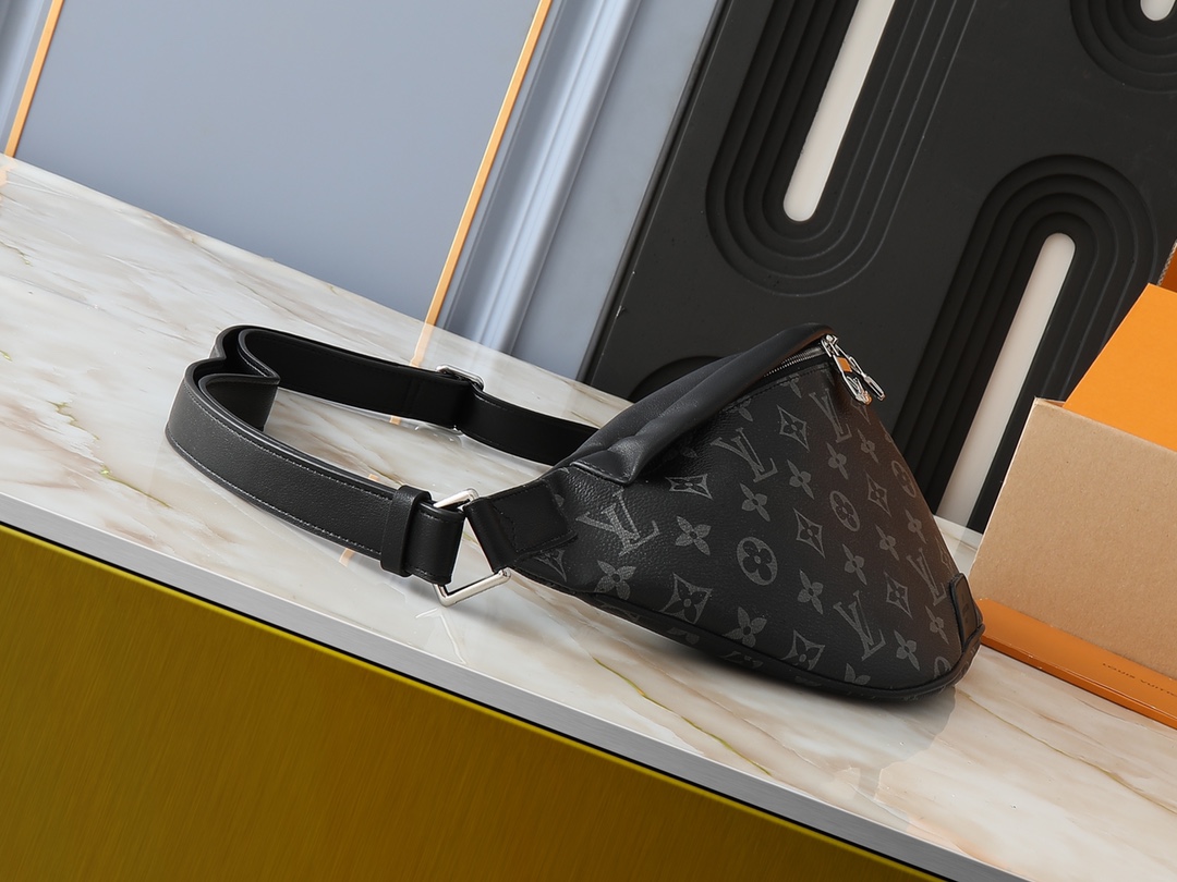 Designer Monogram Discovery Bum Bag - Black Old Fashioned Bags - Gorchic - $123.99