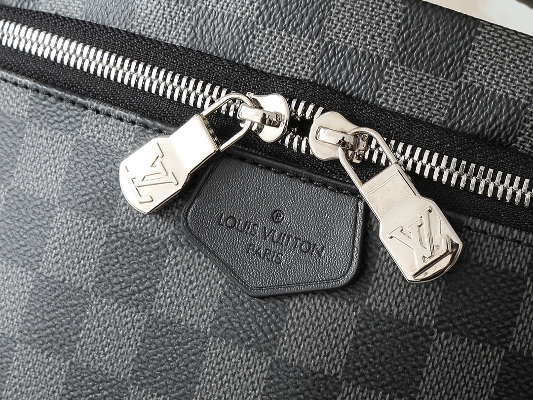 Designer Monogram Campus Bumbag Belt Bag in Black Tessellations - Bag - Gorchic - $123.99