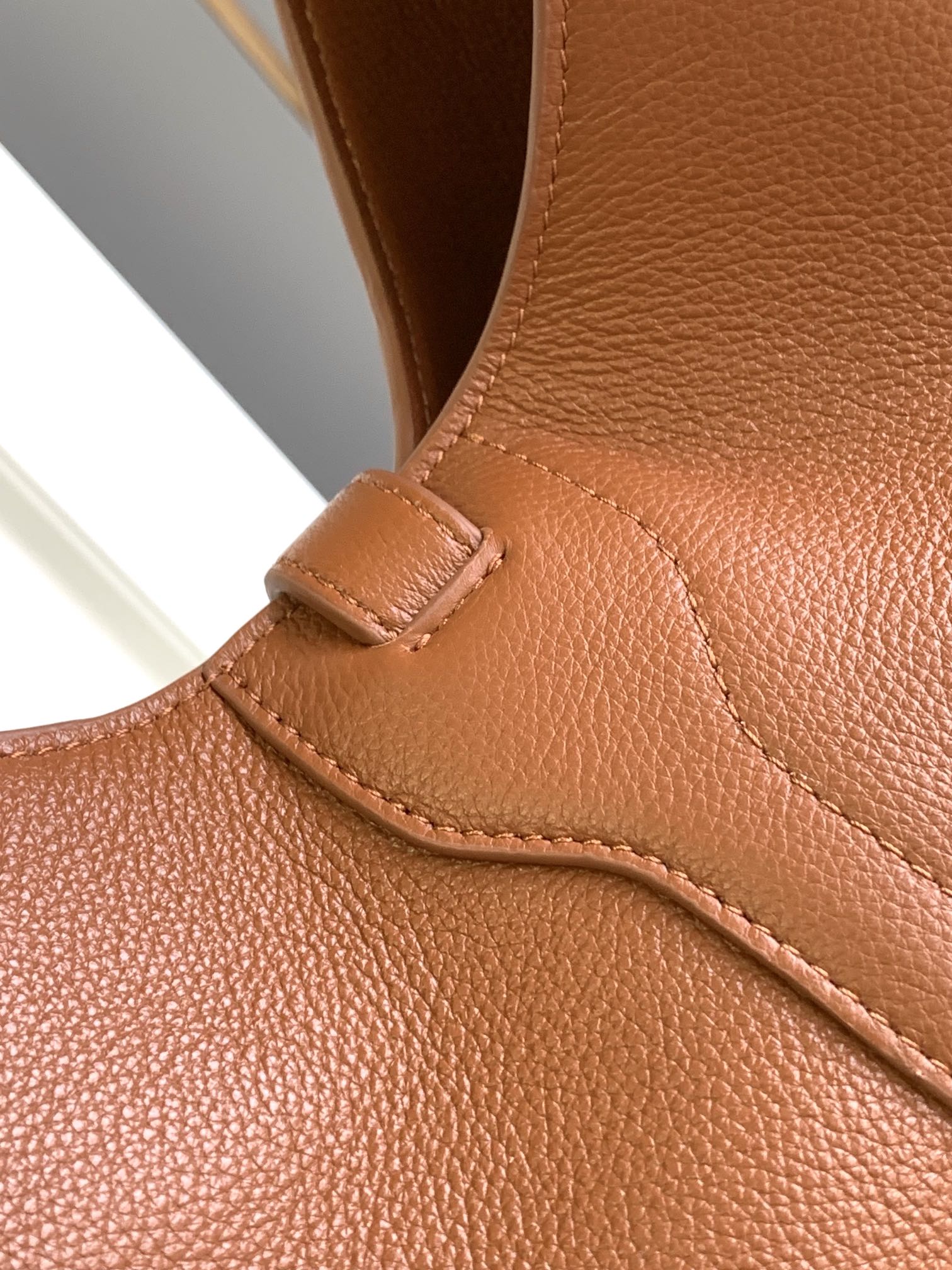 Hourglass iconic Lock Trim Large Tramp Bag - Brown Bag - Gorchic - $144.99