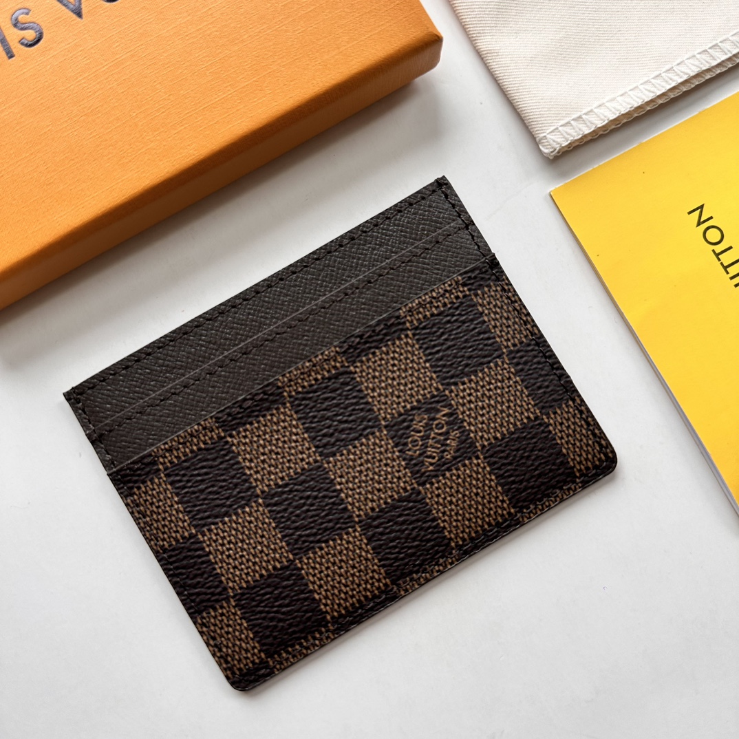 Designer Monogram Neo Porte Cartes Brown Wallet ﻿ - Gorchic - $35.99