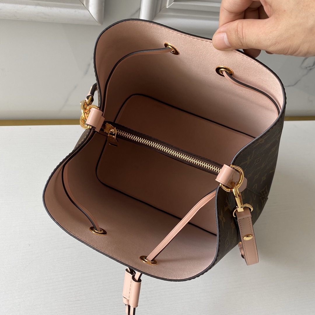 Designer Monogram  NeoNoe MM Bucket Bag - Gorchic - $110.99