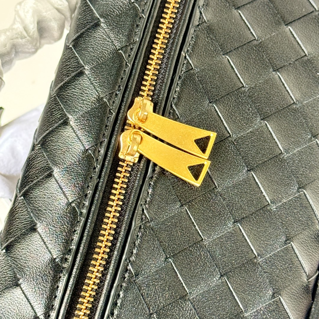 BV Bang Bang Vanity Case Black With Gold Clasp - Bag - Gorchic - $144.99