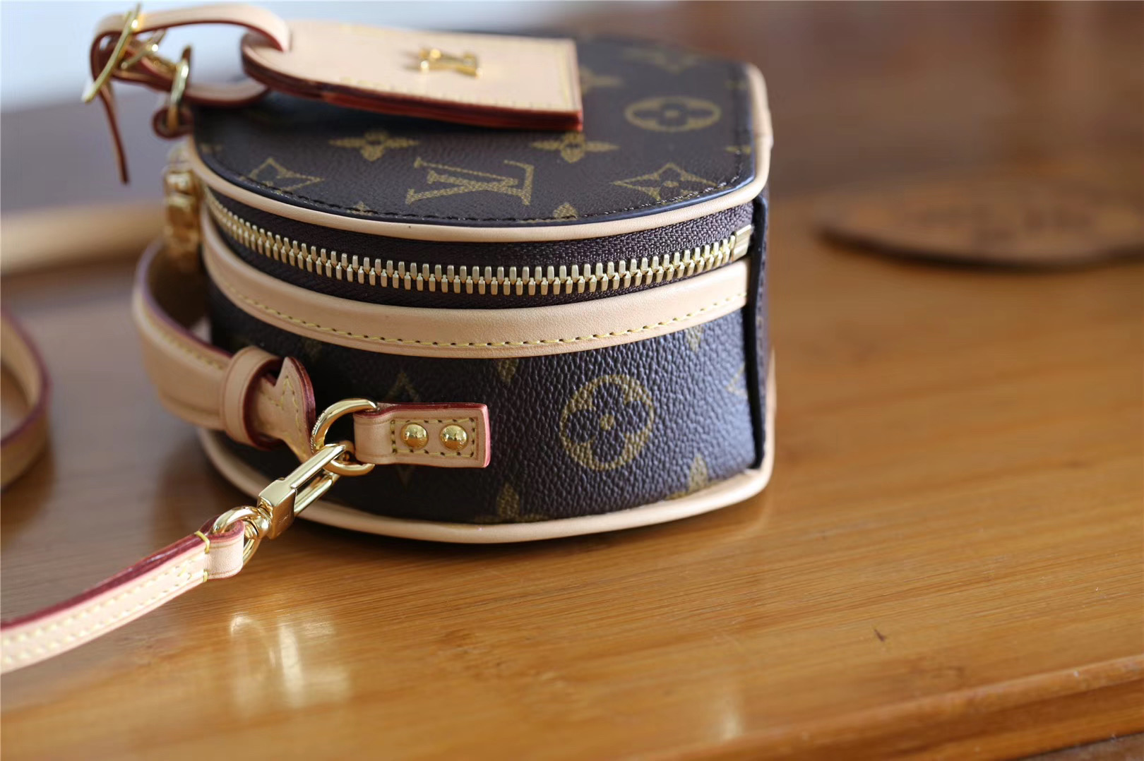 Designer Monogram REVERSE MINI BOITE CHAPEAU BAG - Gorchic - $122.99