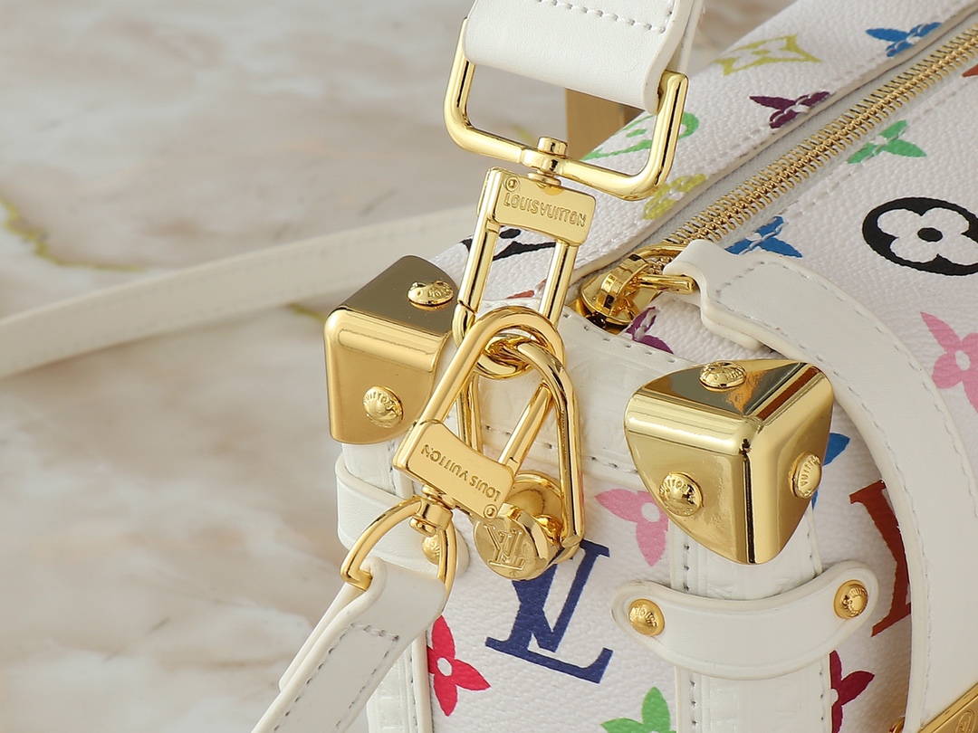 Designer Monogram x Murakami  x TM Side Trunk MM Fashion Leather - Handbags - Gorchic - $148.99