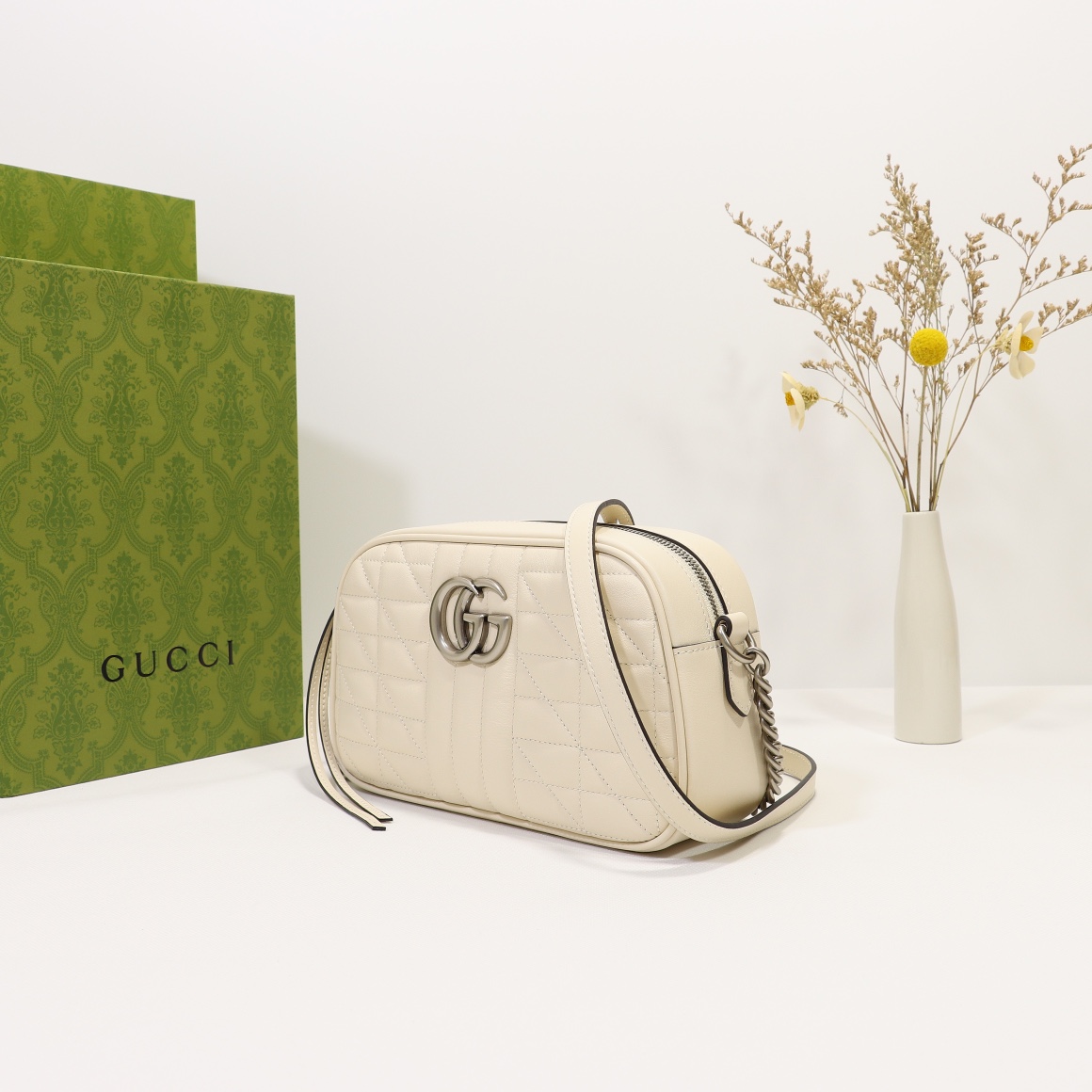 Double-G GG Marmont Chain Shoulder Bag - Gorchic - $106.99