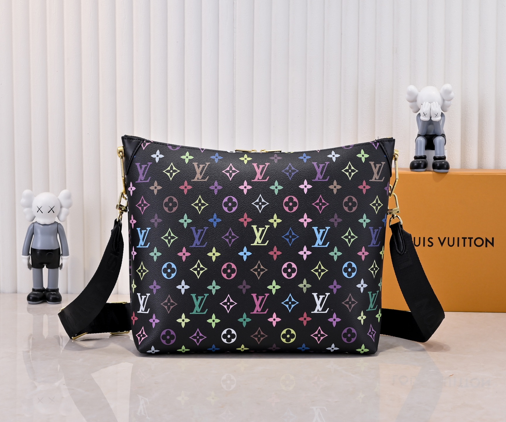 Designer Monogram x Murakami  x TM  Coussin Hobo MM Black Bag - Gorchic - $122.99