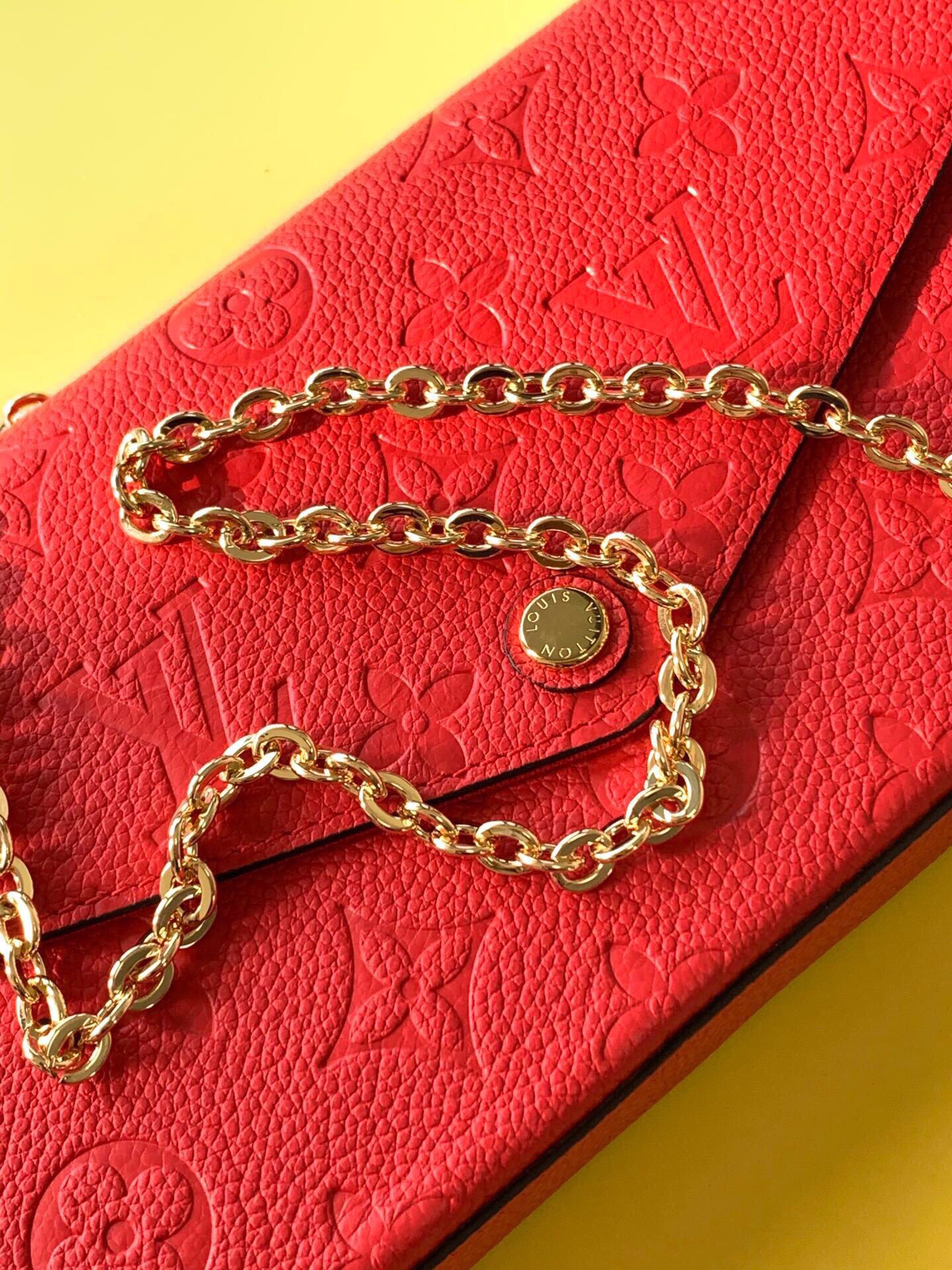 Designer Monogram  Pochette Felicie clutch bag - Gorchic - $82.99