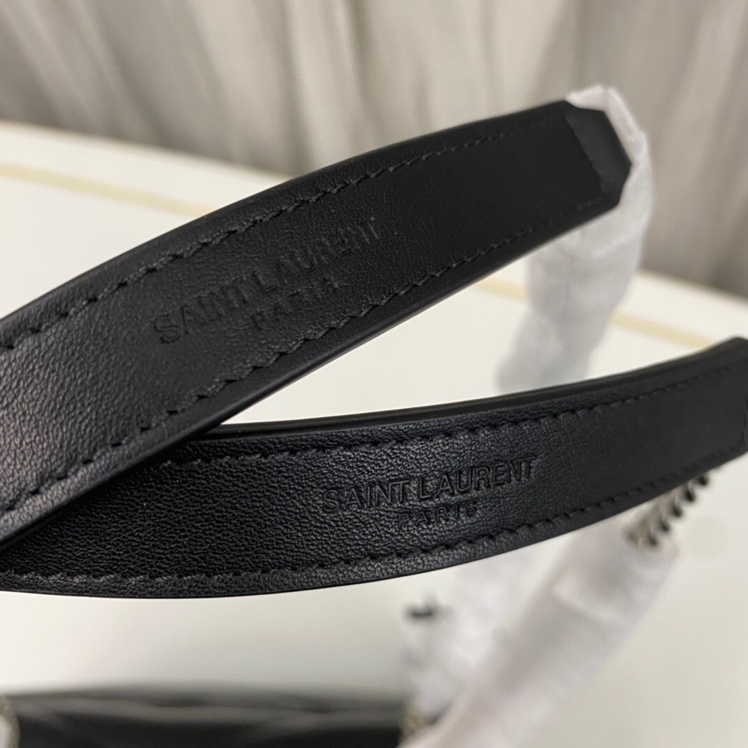 Lady Designer Loulou Small Quilted Leather Shoulder Bag Black - Bag - Gorchic - $121.99