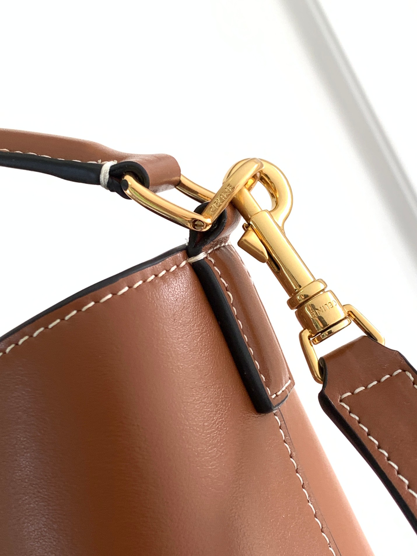 CL Medium Smooth Cowhide Handbag - Brown Bag - Gorchic - $145.99