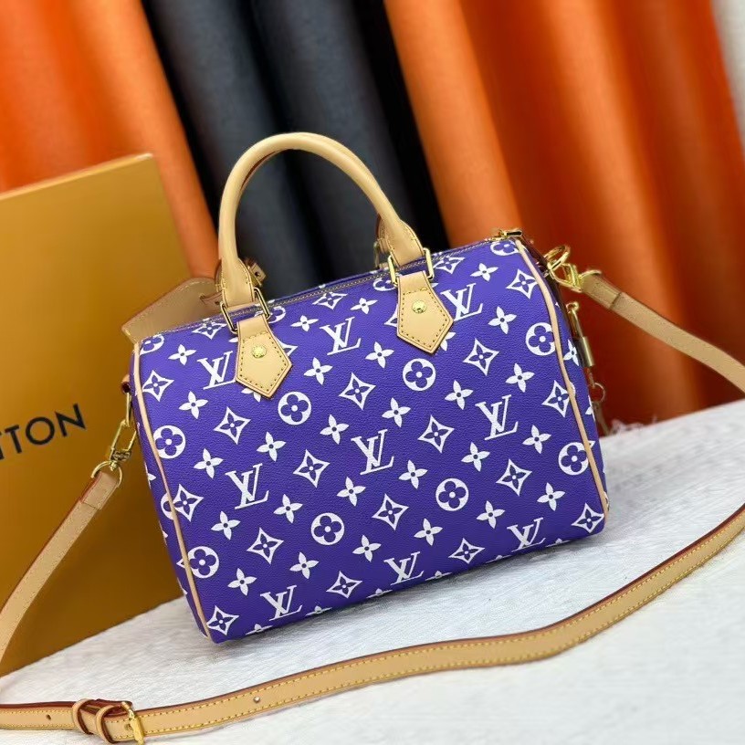 Designer Monogram SPEEDY P9 BANDOULIERE 25 HANDBAG - Bag - Gorchic - $146.99