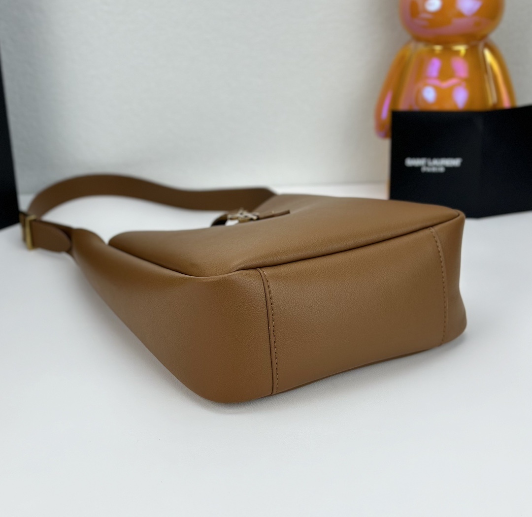 Lady Designer LE 5 À 7 small bag in soft python Brown - Bag - Gorchic - $165.99