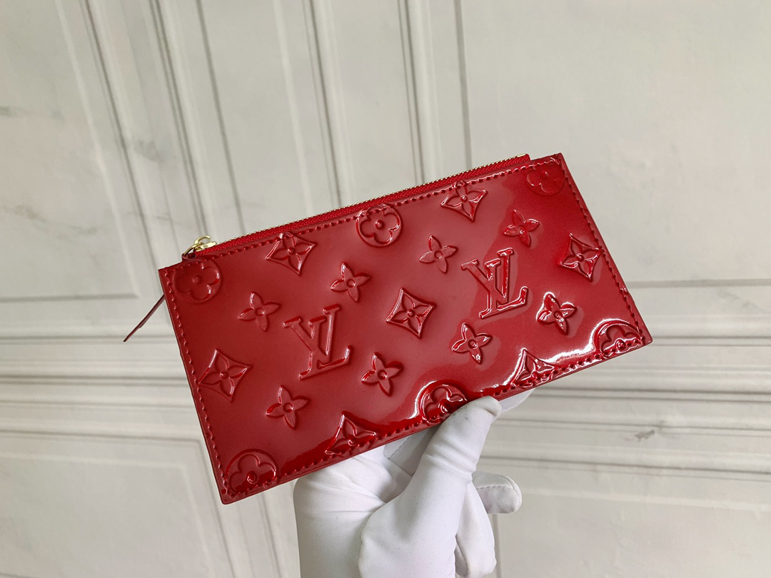 Designer Monogram  Felicie Pochette Monogram Vernis- Bag - Gorchic - $82.99