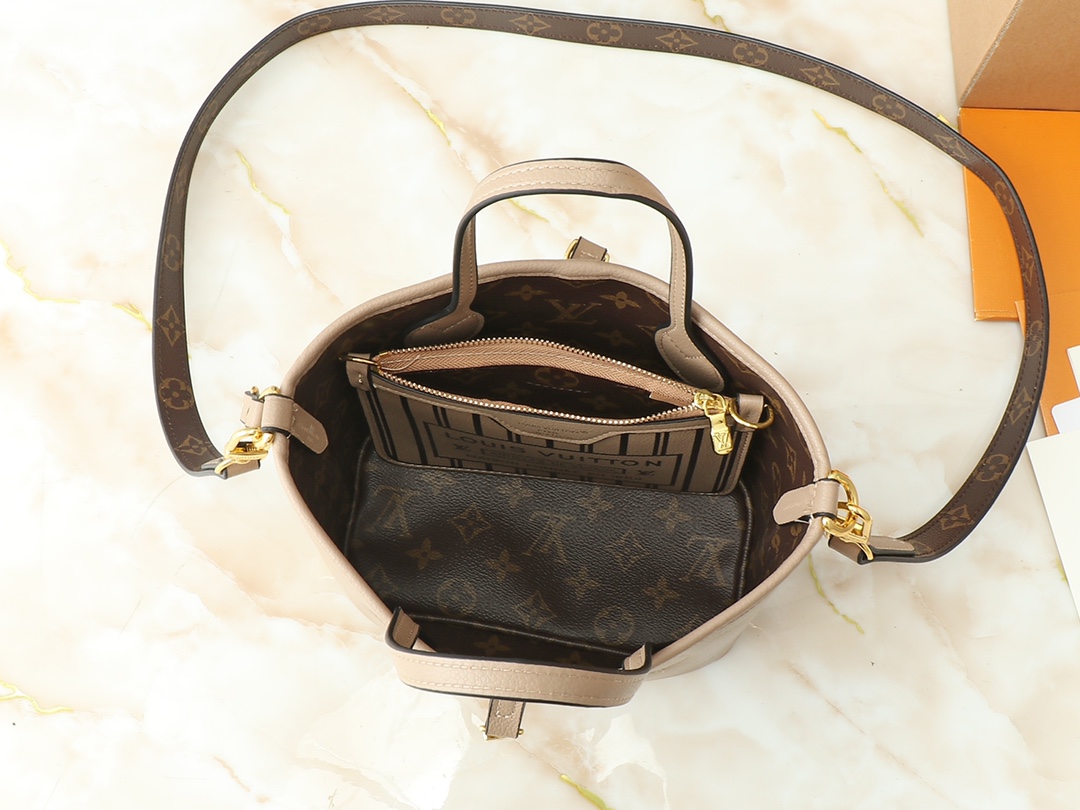 Designer Monogram Neverfull Gray Small Handbag - Bag - Gorchic - $119.99