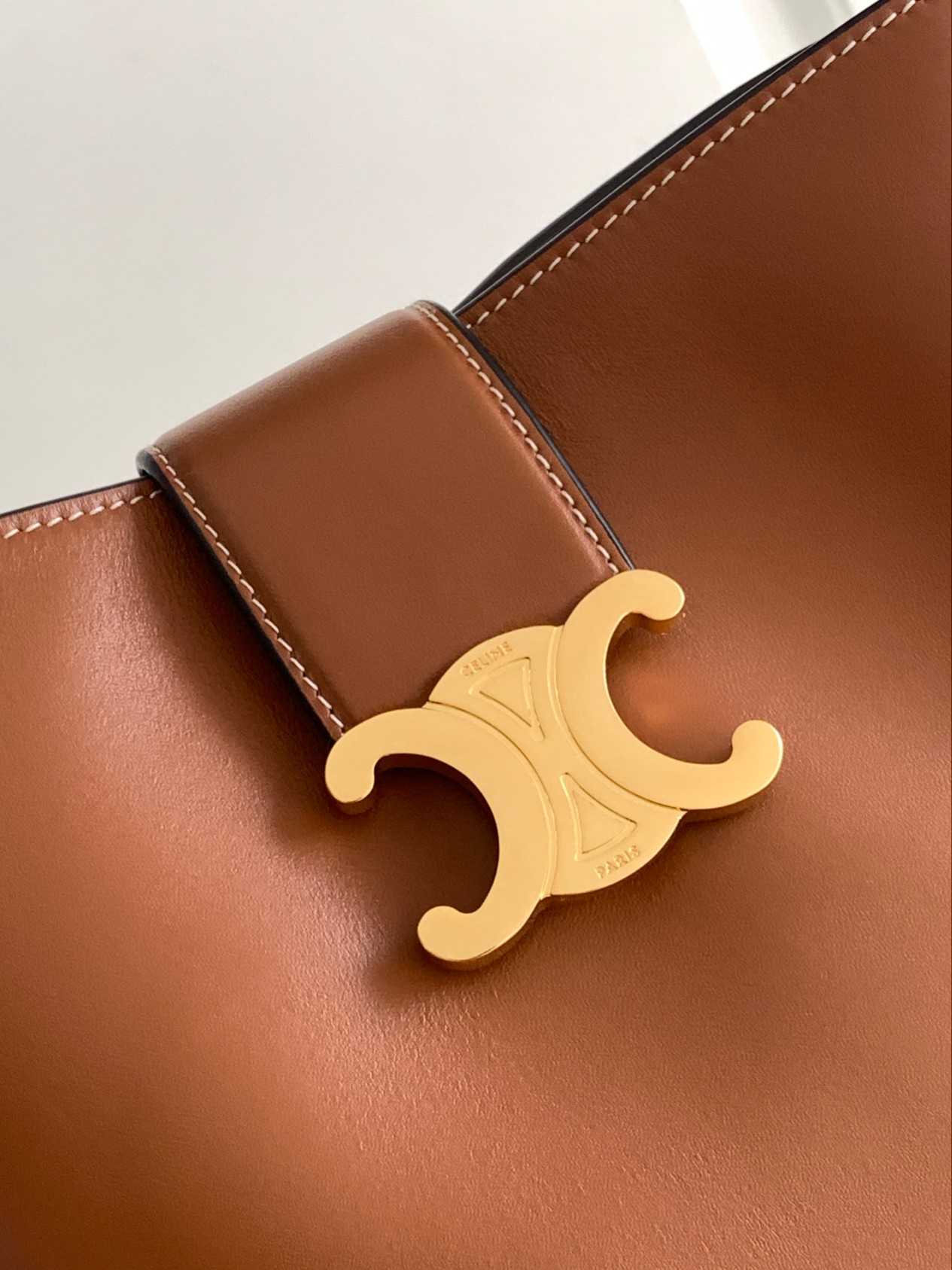 CL Medium Smooth Cowhide Handbag - Brown Bag - Gorchic - $145.99