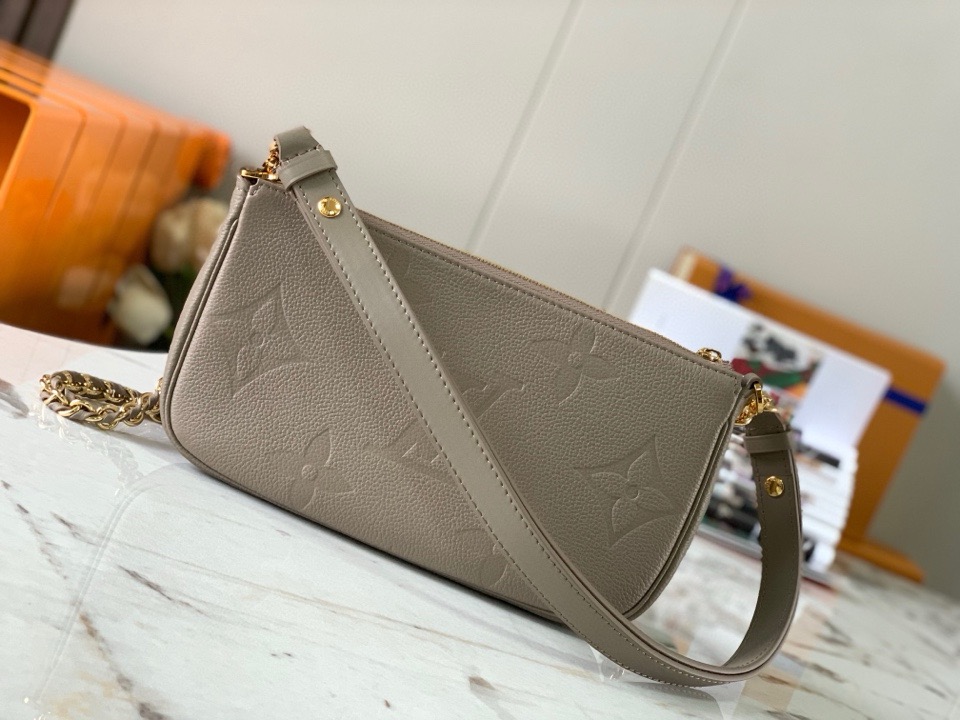 Designer Monogram Multi Pochette Accessoires Crossbody Grey Bag - Gorchic - $108.99