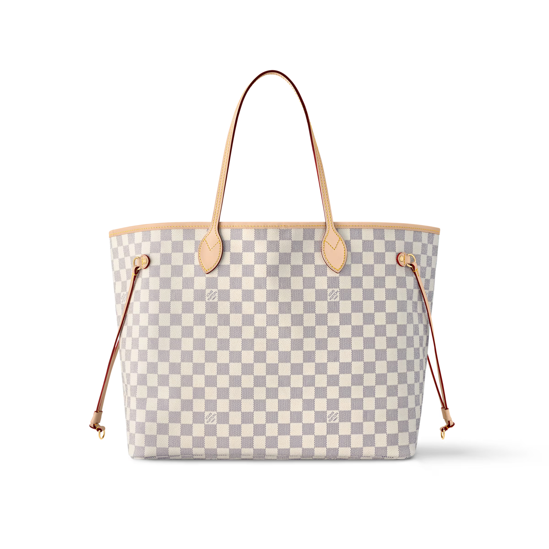 Designer Monogram  Damier Azur Canvas Neverfull GM - Bag - Gorchic - $118.99