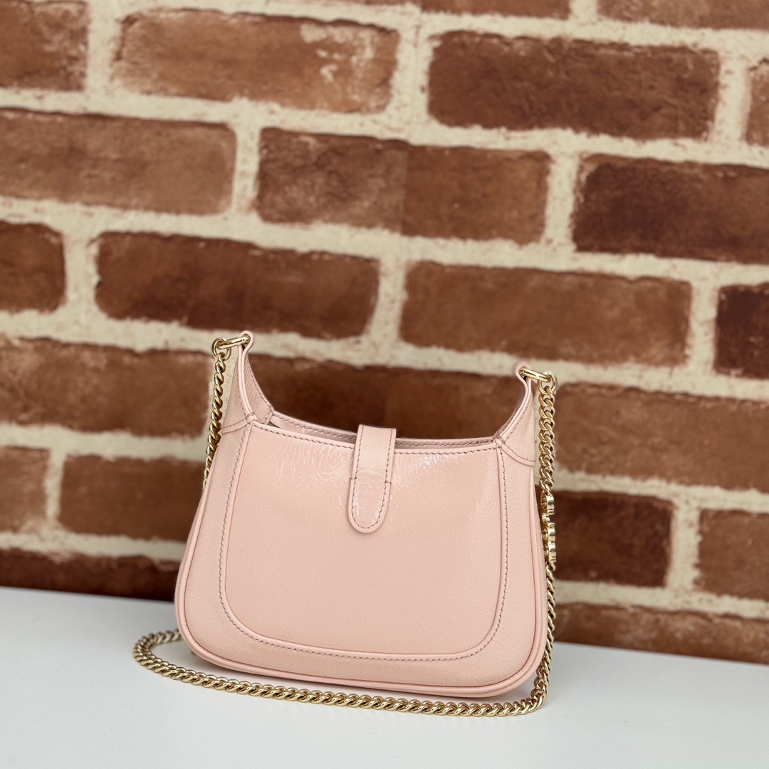 Double-G Jackie 1961 mini shoulder bag-Pink - Bag - Gorchic - $121.99