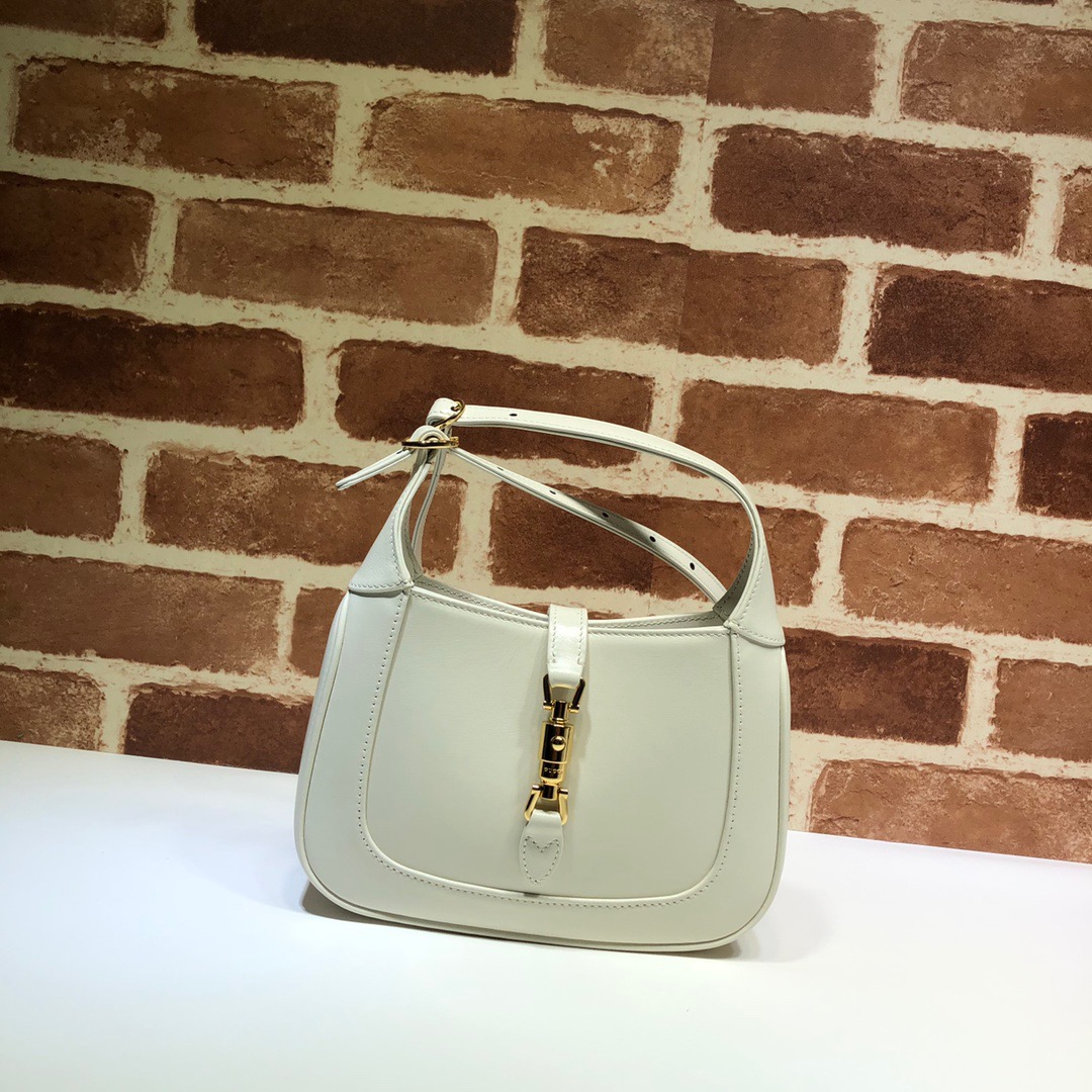 Double-G Jackie 1961 mini shoulder bag-White - Bag - Gorchic - $121.99