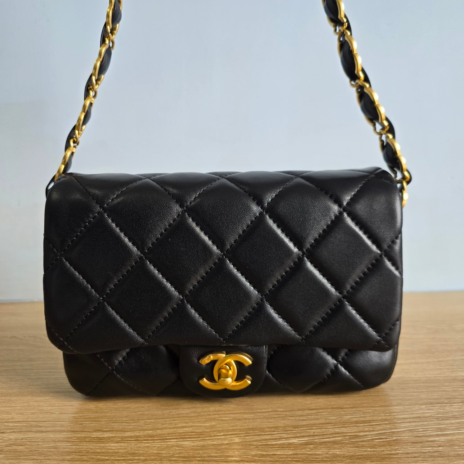 CC Inspired New 24K Large Underarm Bag - Black Bag - Gorchic - $141.99
