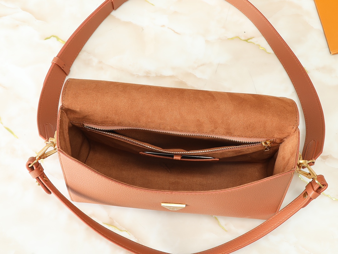 Designer Monogram Twist Brown Bag - Gorchic - $157.99