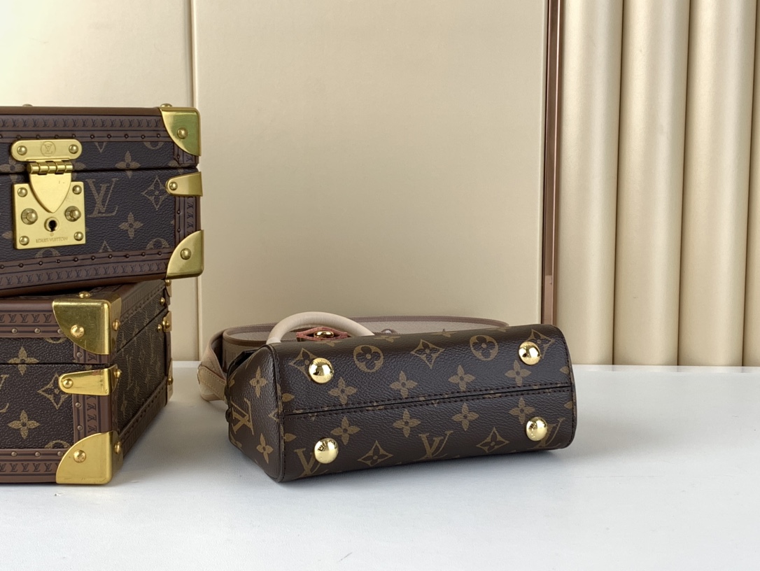 Designer Monogram Cluny Mini Monogram Canvas Tote Bag - Gorchic - $128.99