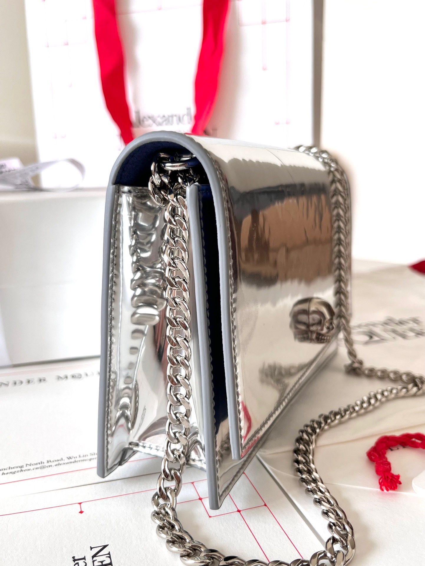 Alexander McQueen Sliver Cross-body Bags - Bag - Gorchic - $297.99