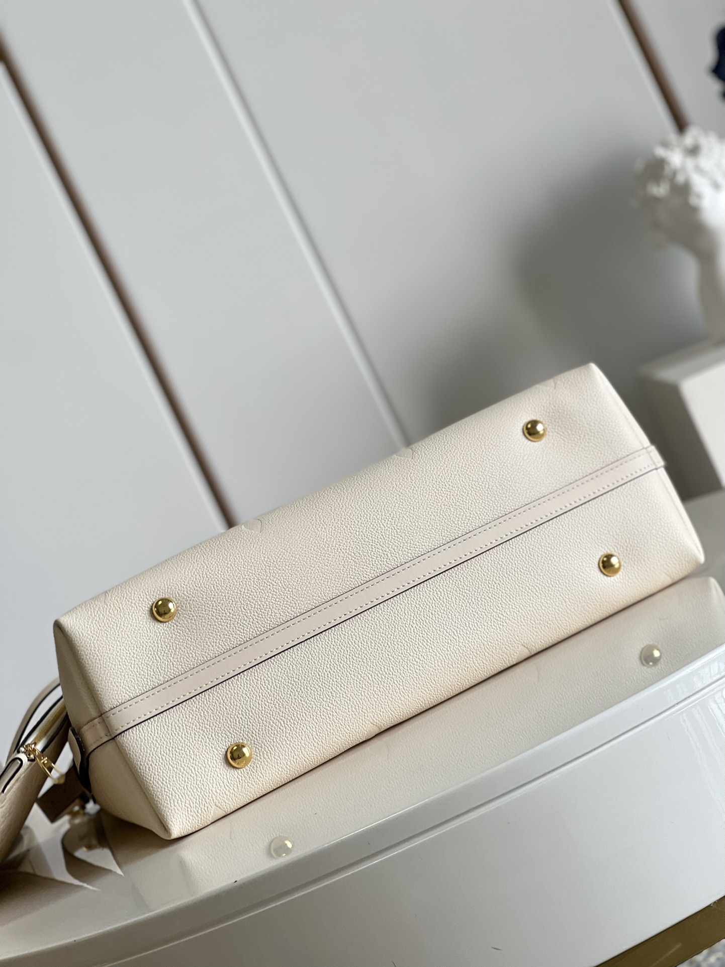 Designer Monogram  CarryAll MM - White Bag - Gorchic - $118.99