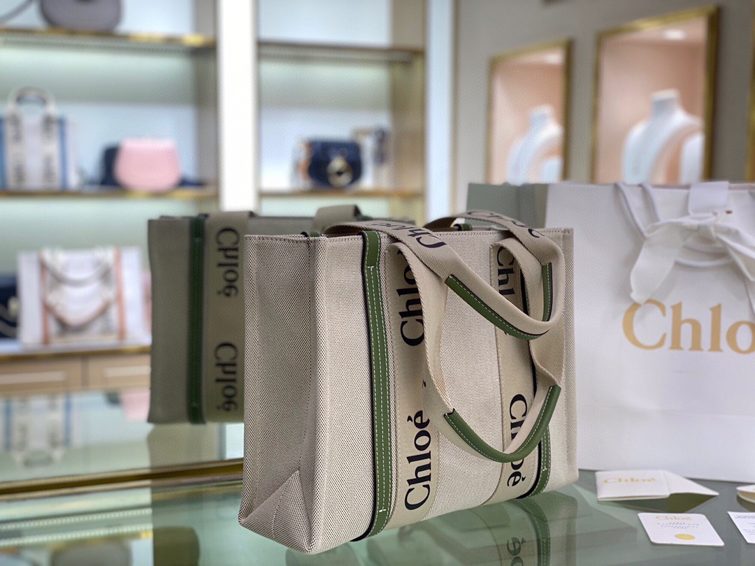 chleo Woody tote bag Medium Size - Bag - Gorchic - $125.99