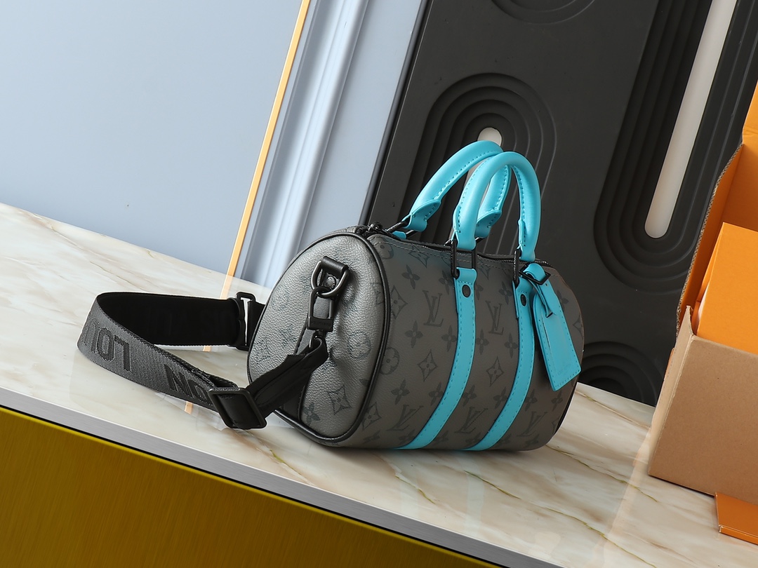 Designer Monogram Keepall 25 Grey Pillow Bag - Gorchic - $135.99