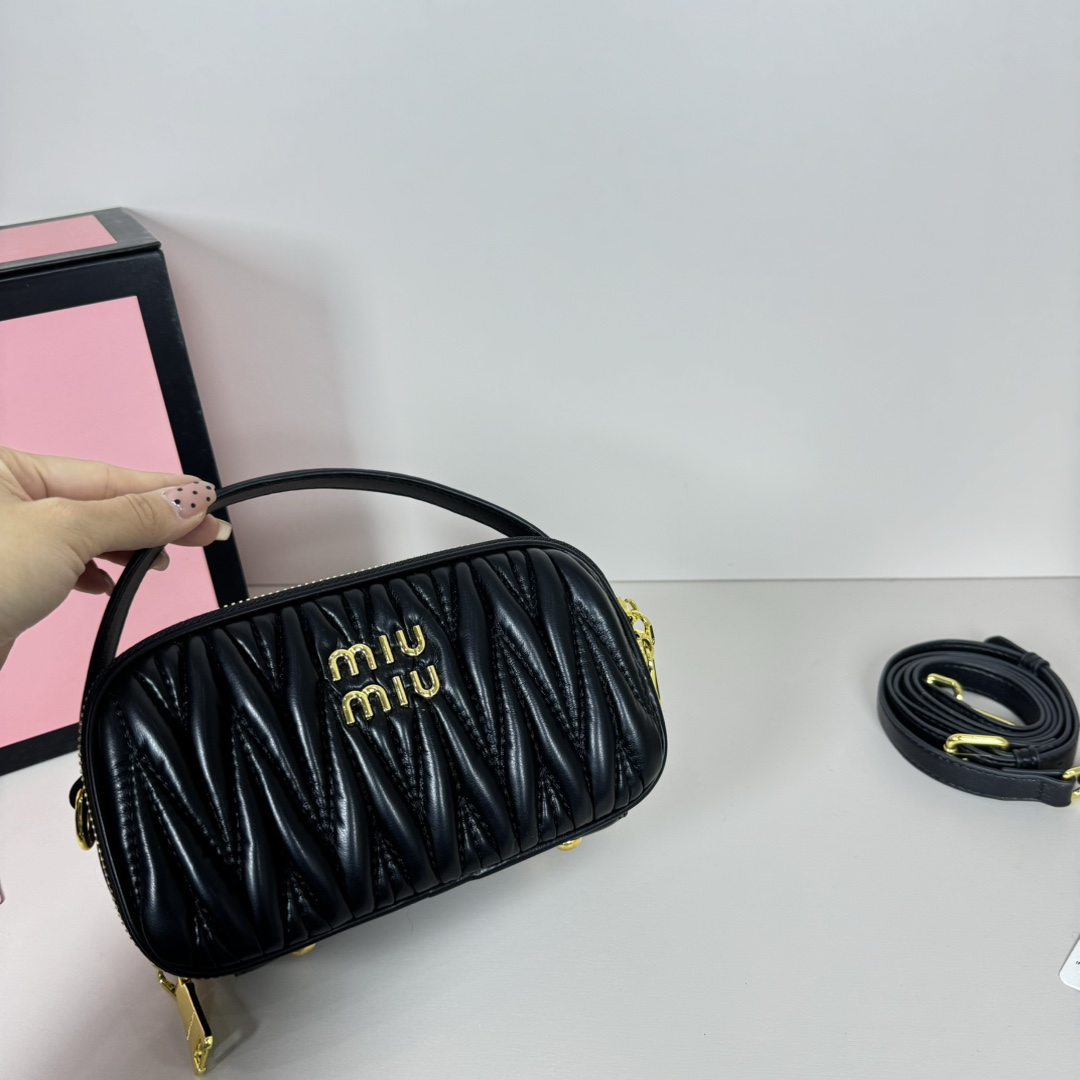 MU Logo Patch Zipped Clutch Bag - Gorchic - $100.99
