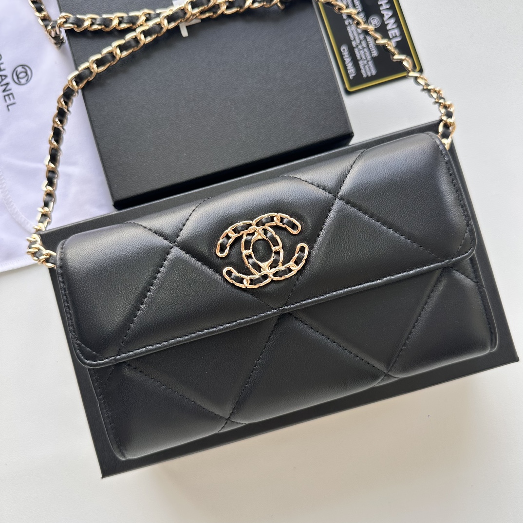 CC Inspired Chain Shoulder Crossbody Small Bag - Black Plain Bag - Gorchic - $109.99