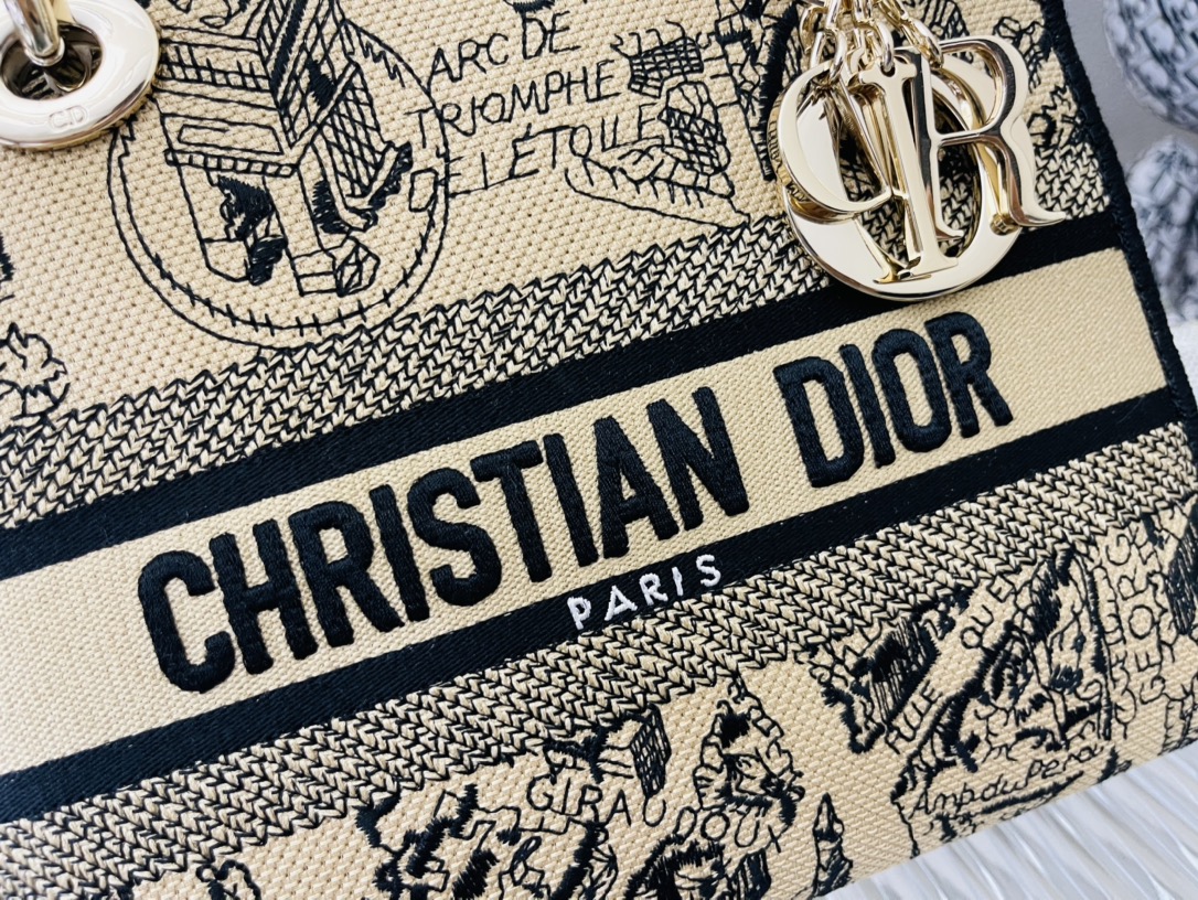 [TOP] D Inspired Medium Lady D Inspired Bag - Gorchic - $213.99