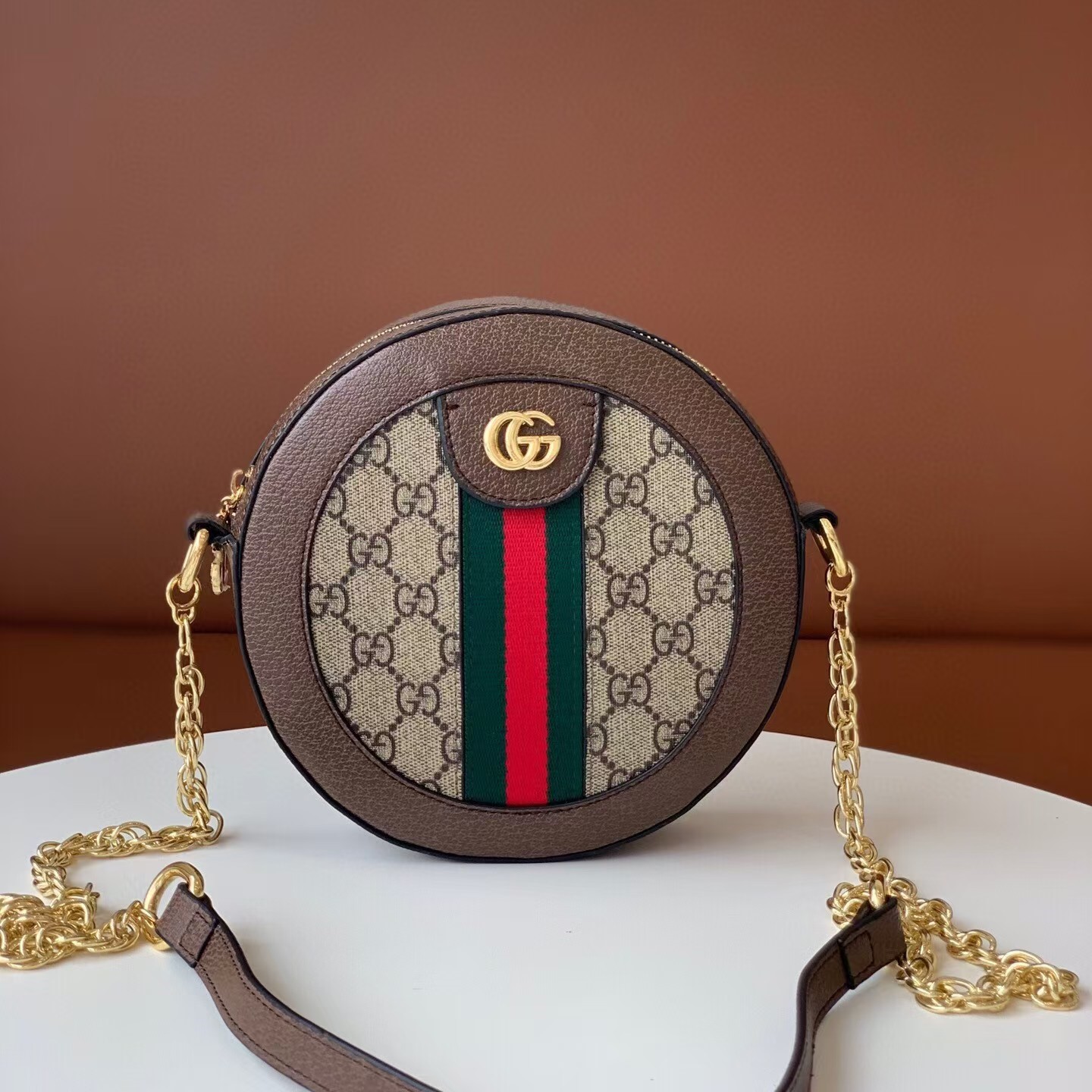 Double-G GG Ophidia Mini Round Shoulder Bag - Gorchic - $124.99