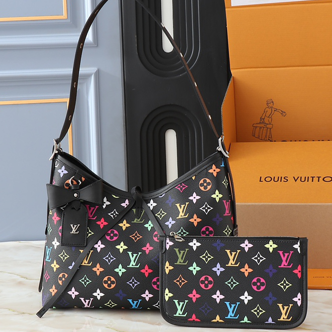 Designer Monogram x Murakami  x TM CarryAll PM Black Bag - Gorchic - $119.99