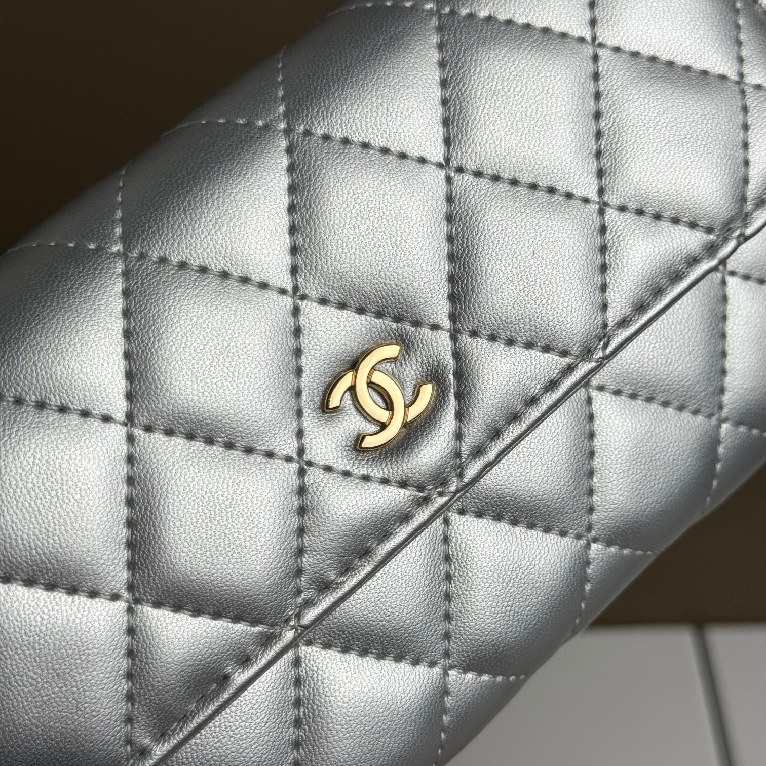 CC Inspired Counterfeit Caviar Leather Wallet-Sier Wallet - Gorchic - $59.99