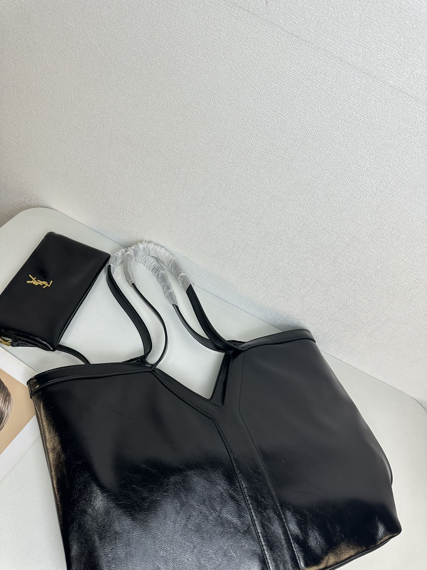 Lady Designer Oversized Tote Bag - Black Bag - Gorchic - $153.99