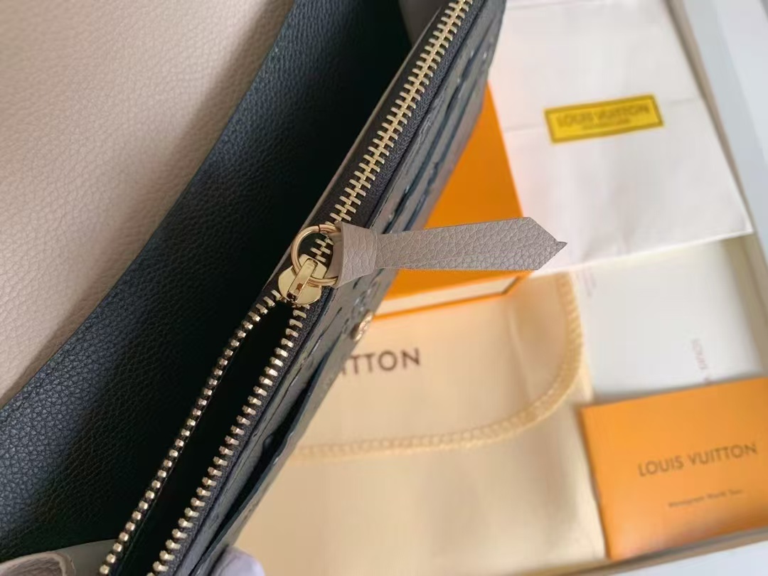 Designer Monogram Empreinte Leather Emilie Wallet - Gorchic - $86.99