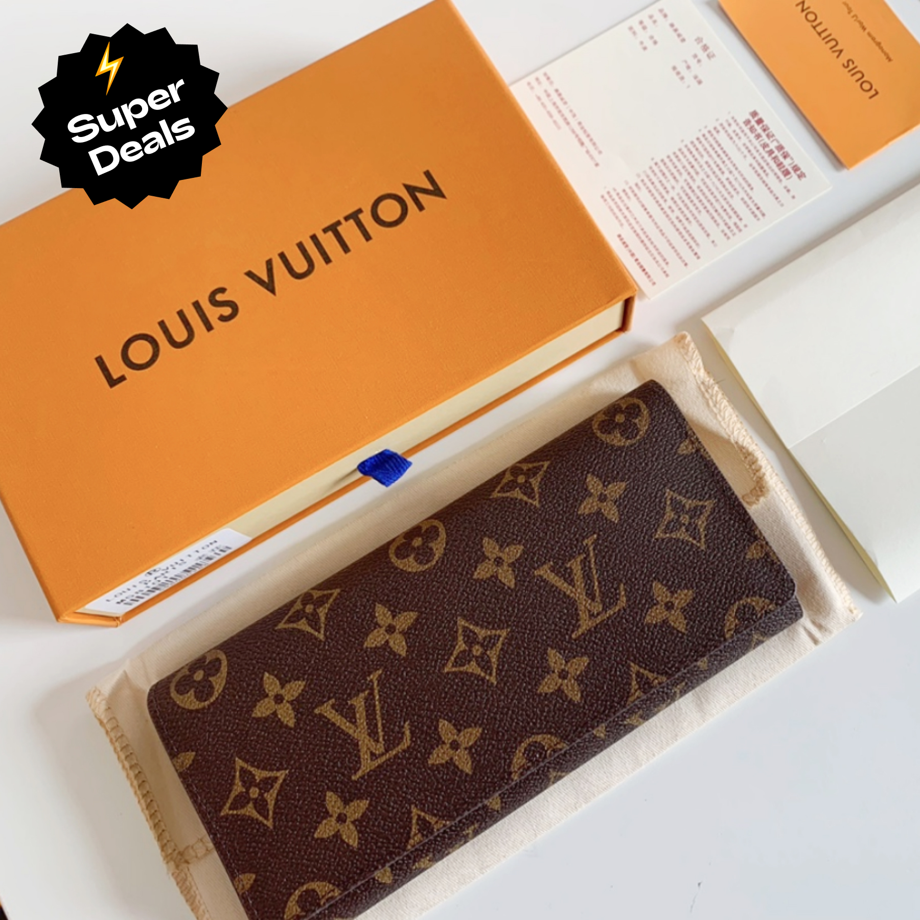 Designer Monogram Long Wallet - Gorchic - $44.99