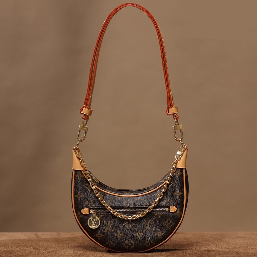 Designer Monogram  Loop Handbag Monogram Brown - Bag - Gorchic - $110.99