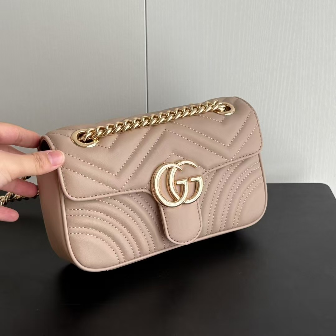 Double-G GG Marmont Shoulder Bag - Gorchic - $122.99