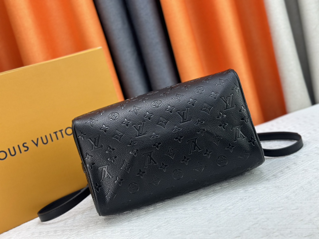 Designer Monogram Speedy Soft 30 - Black Bag - Gorchic - $144.99