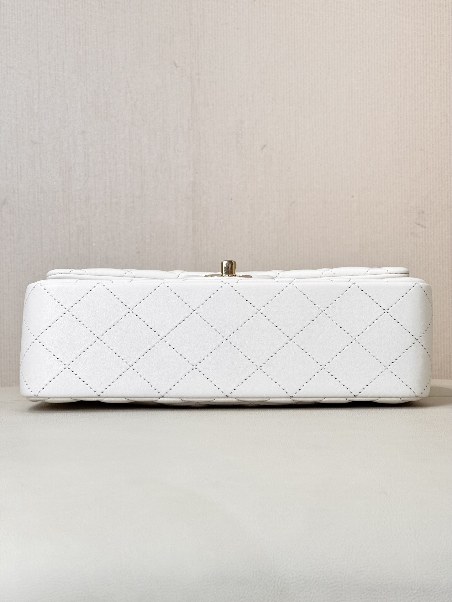 CC Inspired Classic Double Flag Bag White Leather Shoulder Bag - Gorchic - $125.99