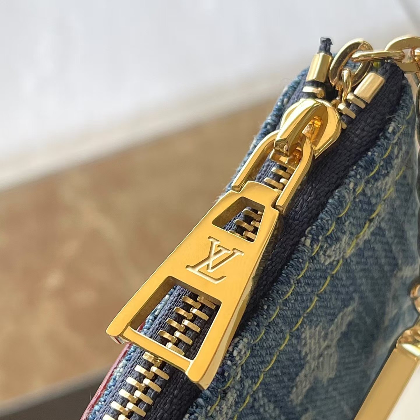 [TOP]Designer Bag Denim Key Pouch - Gorchic - $164.99