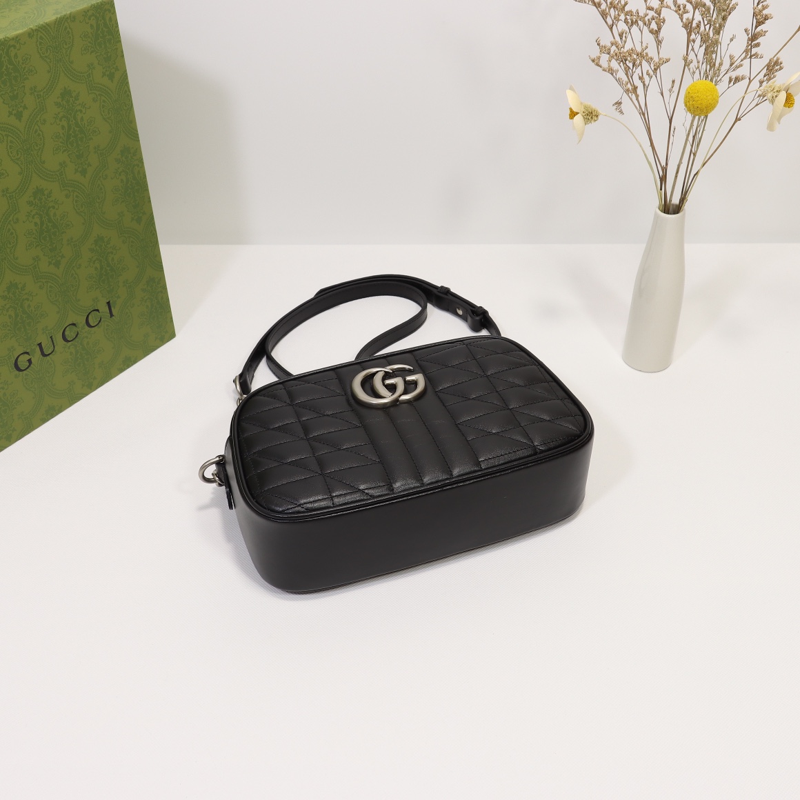 Double-G GG Marmont Chain Shoulder Bag - Gorchic - $106.99