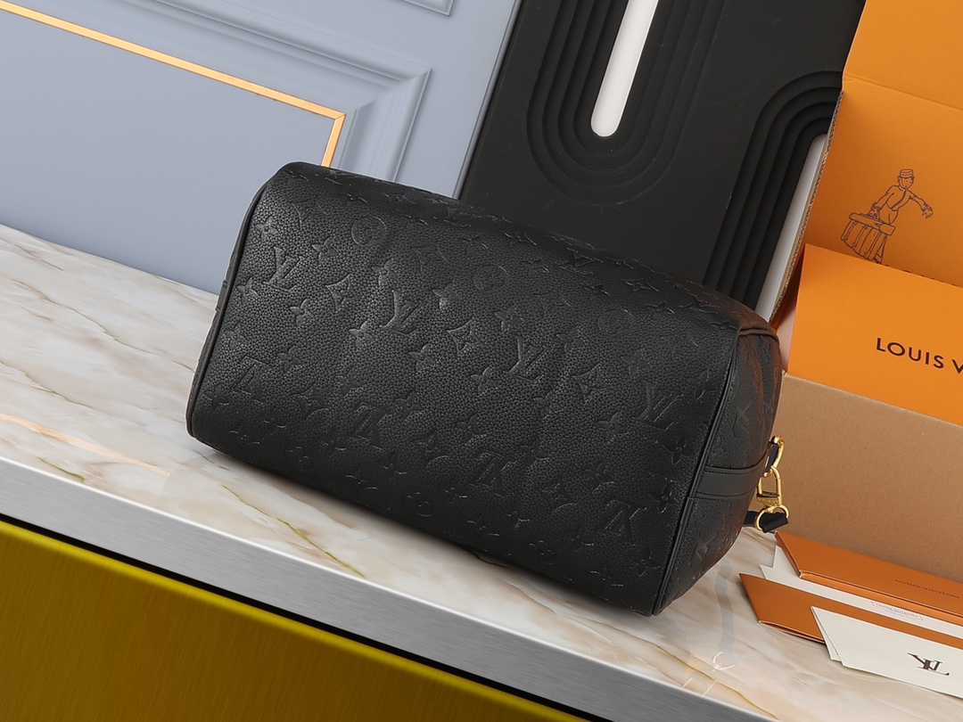 Designer Monogram Speedy Soft 30 Bag-Black - Bag - Gorchic - $124.99