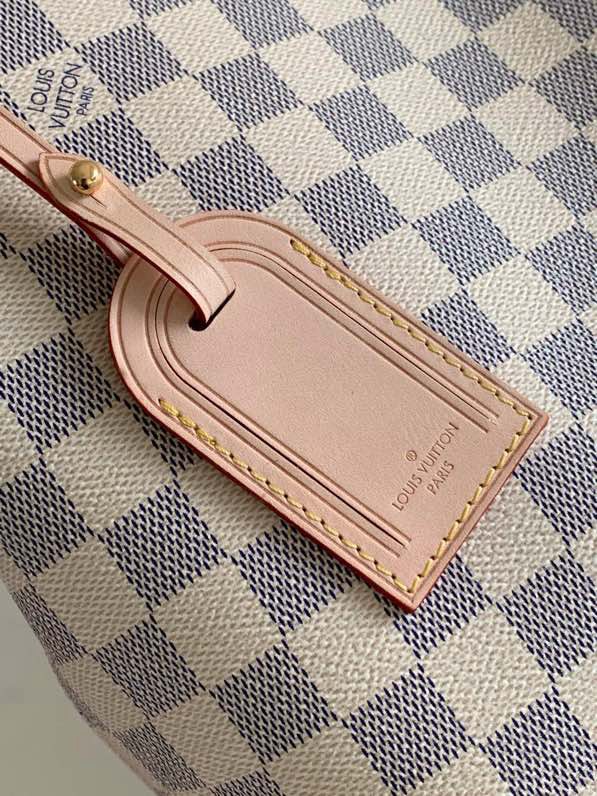 Designer Monogram Graceful PM Damier Azur Canvas Shoulder Bag - Gorchic - $116.99