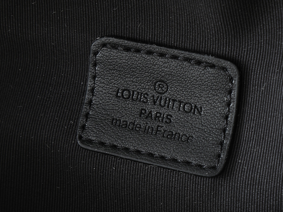 Designer Monogram Discovery Bum Bag - Black Embossed Bag - Gorchic - $123.99