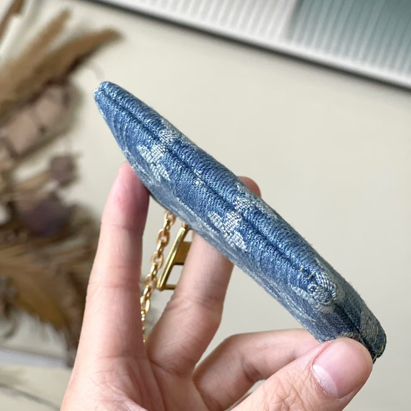 [TOP]Designer Bag Denim Key Pouch - Gorchic - $164.99